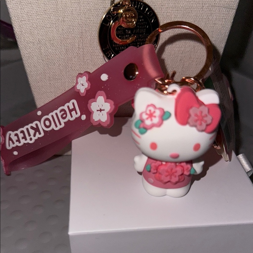 Hello Kitty Pink Keychain